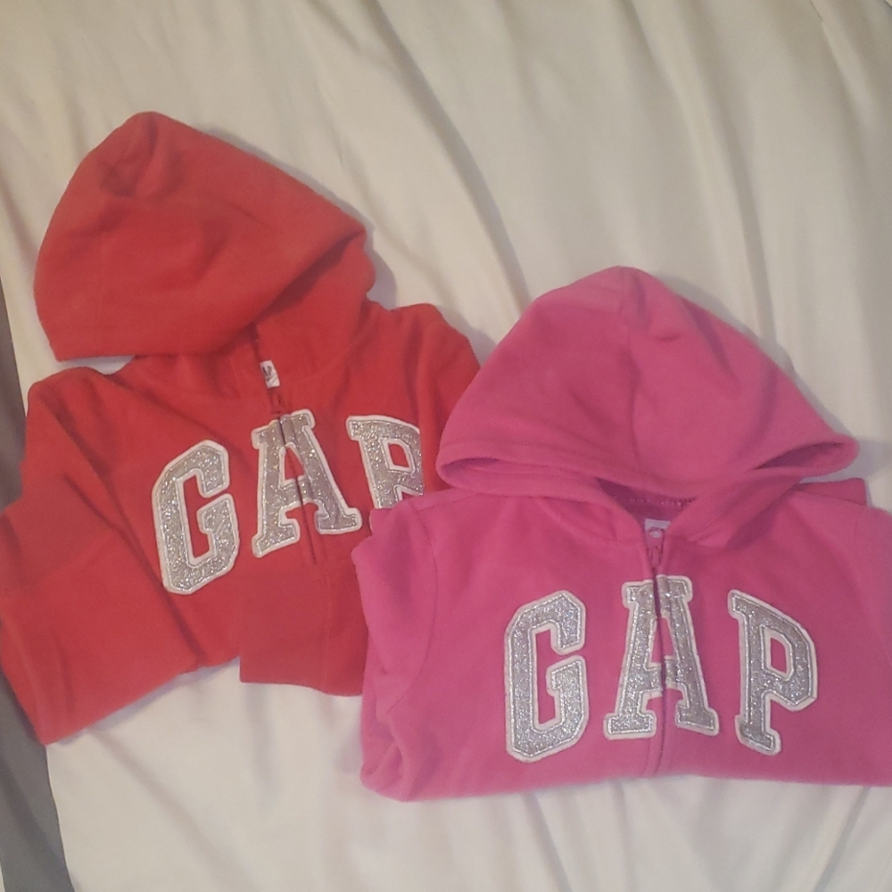 Set of 2 Hoodie zip up sweatshirt